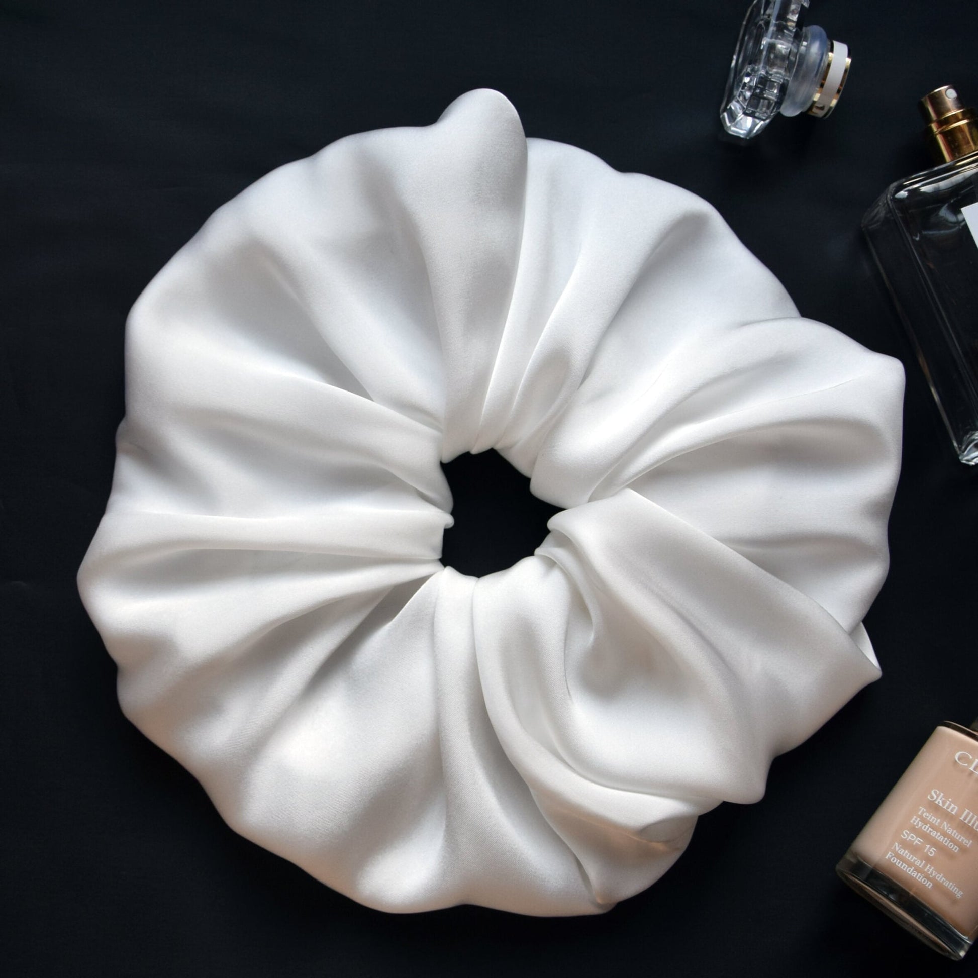 Large White Scrunchie Giant Oversized Scrunchie in White