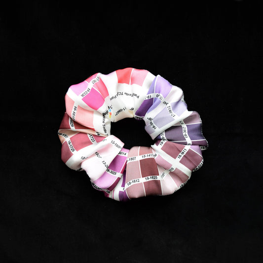 Pantone Pinks - Colour Swatch Satin Scrunchie