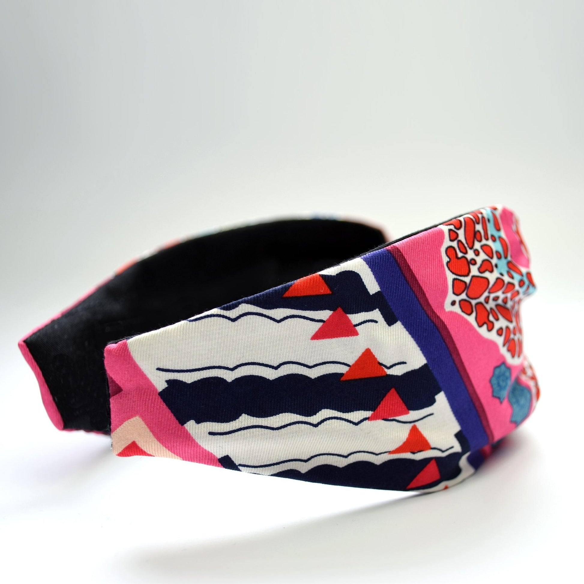 Reworked and Upcycled Silk Headband