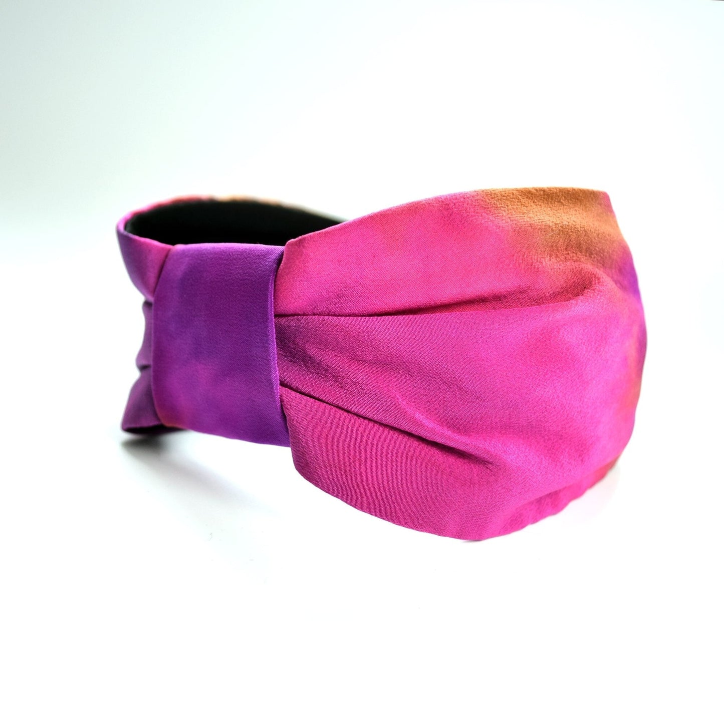 Tie Dyed Silk Headband