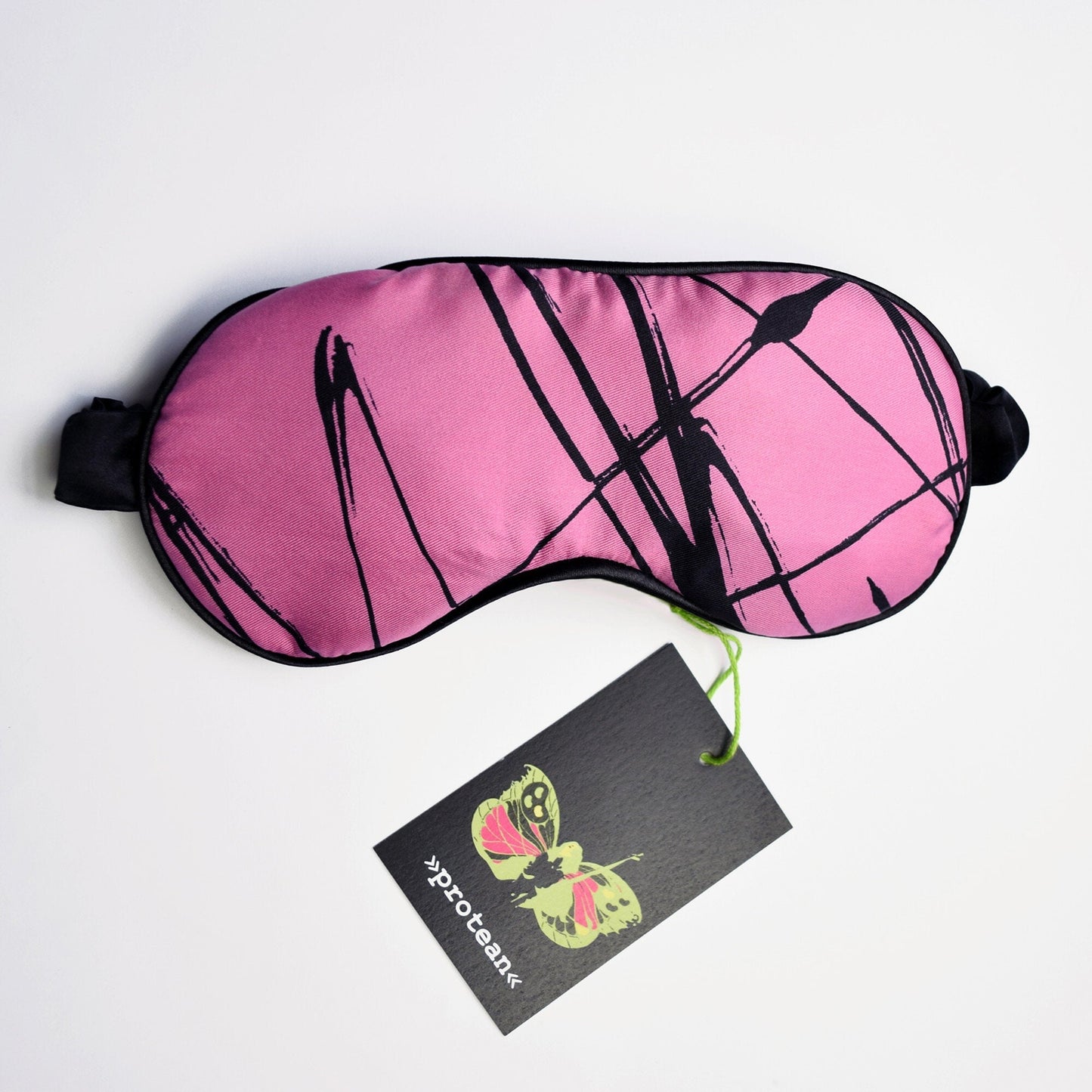 Upcycled Jacqmar Pink Silk Sleep Mask