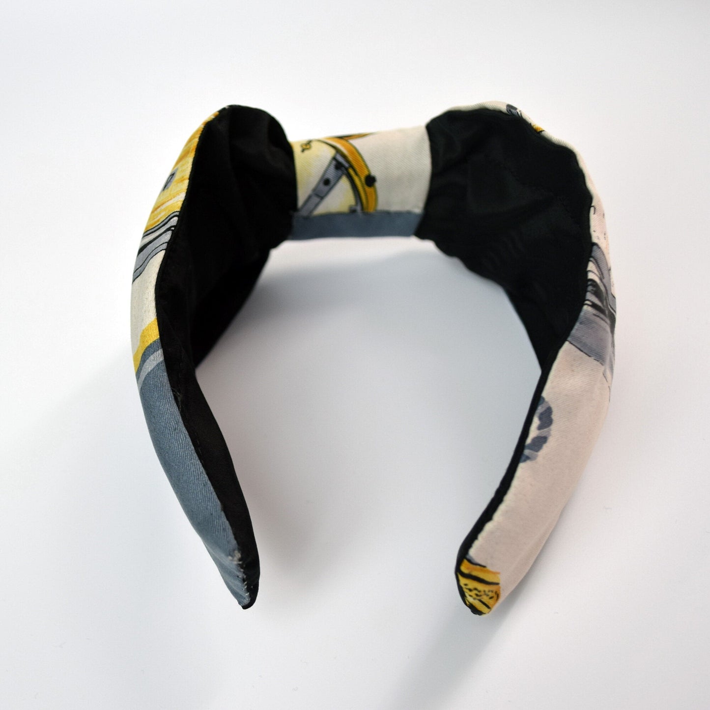 Upcycled Rolex Silk Scarf Headband
