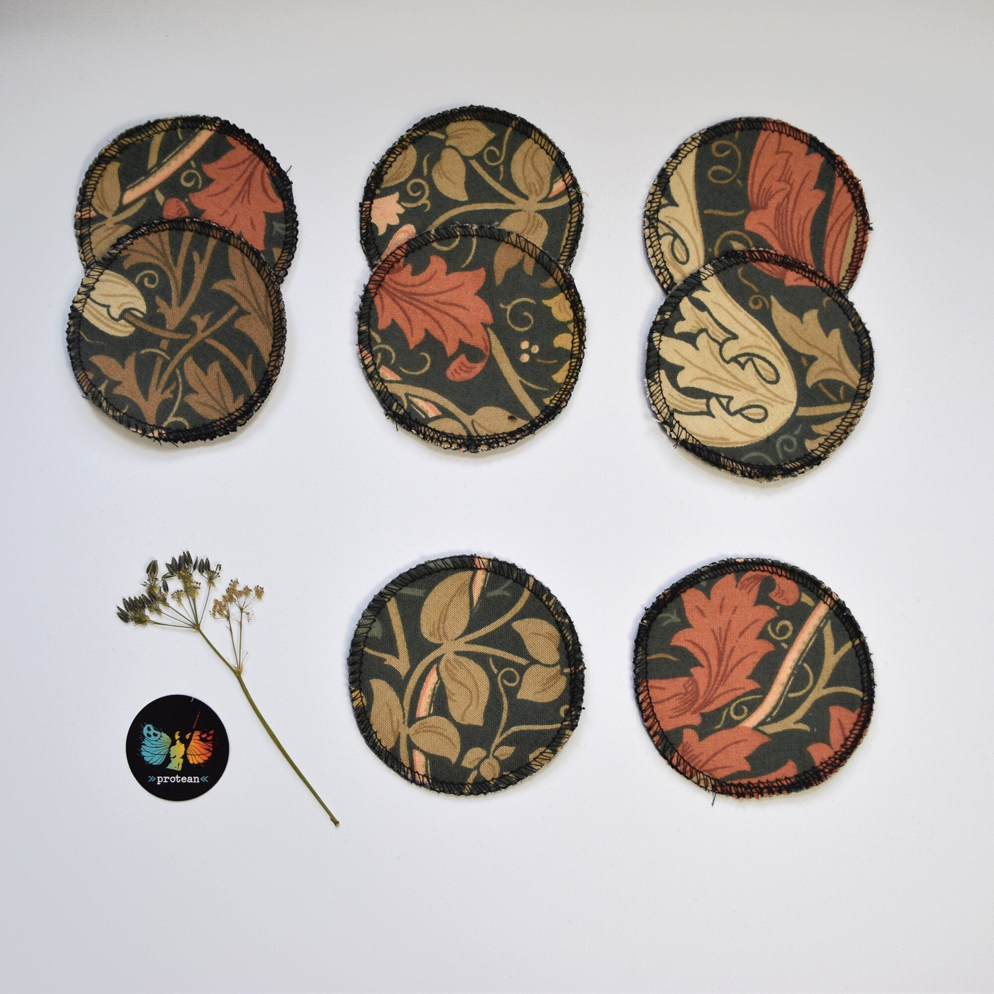 Washable Make Up Remover Pads - William Morris Compton Print