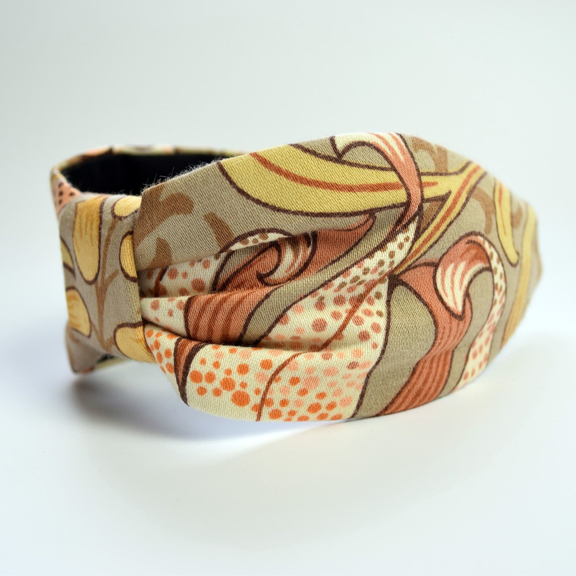 William Morris Print Golden Lily Cotton Headband